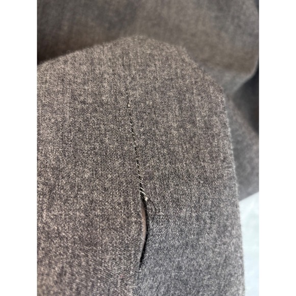 Vintage Harvé Benard 100% Wool Gray Midi Skirt 8 Pencil Classic Capsule *read - Picture 8 of 16